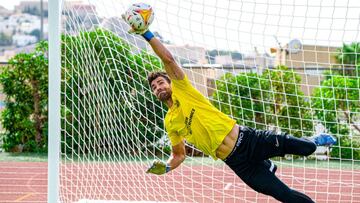 Germán Parreño, el guardián de la portería del Ibiza