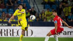 Villarreal's Dani Parejo   during   Spanish La Liga  match between Villarreal CF and UD Almeria  at Ciutat de Valencia   Stadium,  on October  23, 2022. (Photo by Jose Miguel Fernandez/NurPhoto via Getty Images)