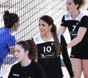 El debut de Daniela Ospina en el voleibol español