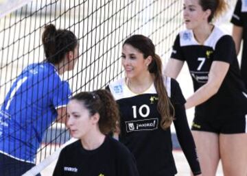 El debut de Daniela Ospina en el voleibol español