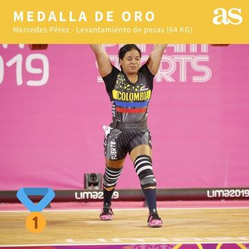 Mercedes Pérez se colgó un oro panamericano en su pecho en la categoría de 64 kilogramos.