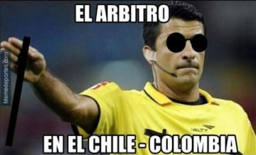 Los mejores memes que dejó el triunfo de Chile ante Colombia.