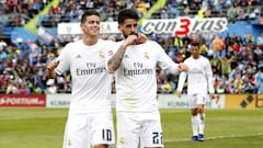 Madrid-Eibar: James joins Isco in midfield, BBC kept together