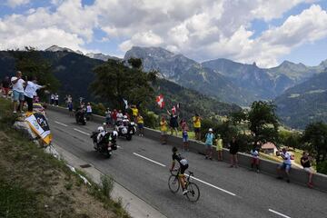 Subiendo al el Col de la Bluffy.