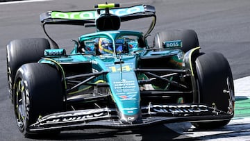 Fernando Alonso (Aston Martin AMR25). Monza, Italia. F1 2025.