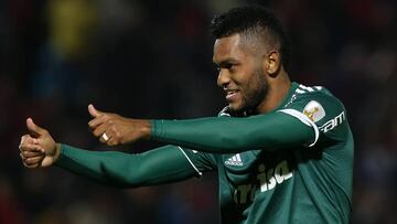 Miguel Ángel Borja, delantero del Palmeiras