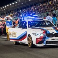 BMW M2: el único coche que rueda delante de las MotoGP