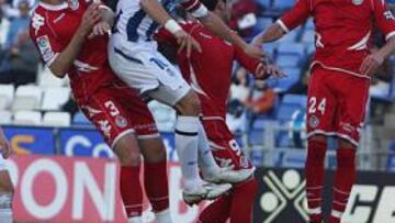 <b>ESTÉRIL. </b>El Recreativo no supo aprovechar su superioridad numérica y dejó escapar tres puntos del Nuevo Colombino.