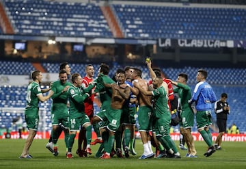 En cuartos de final de la Copa del Rey, el Real Madrid llegaba al partido de vuelta con un gol a favor del partido de ida en Butarque,  pero el equipo pepinero dió la sorpresa  anotando dos goles en el Bernabéu y consiguiendo el pase a semifinales 