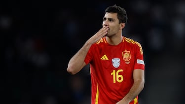 Rodrigo Hernández, tras la final ante Inglaterra.