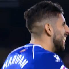 El gol con que Maripán salvó el empate para el Alavés