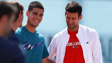 Djokovic: "Alcaraz est¨¢ dando un nuevo aliento al tenis"