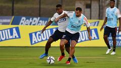 Entrenamiento de la Selecci&oacute;n Colombia pensando en Argentina.