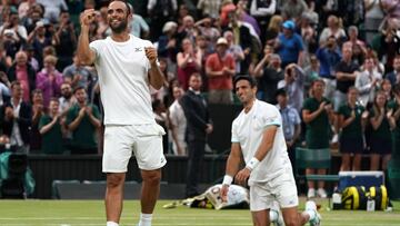 Juan Sebasti&aacute;n Cabal y Robert Farah, tenistas colombianos.