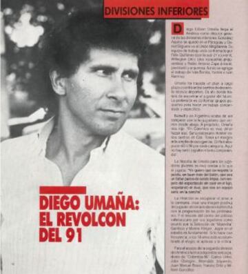 El día que Diego Edison Umaña tomó el mando de las diviosnes menores del equipo rojo. Edición número 93.