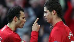 Giggs pushed Ronaldo against a wall over Coca-Cola