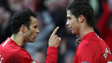 Revelan que Giggs tir¨® contra la pared a Cristiano en el United