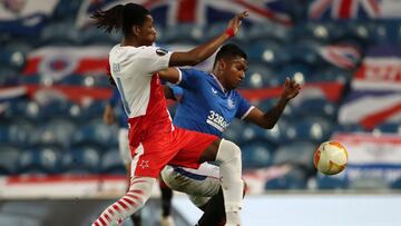 Rangers perdi&oacute; ante Slava Praga 0-2 en la vuelta de los octavos de final de la Europa League. Alfredo Morelos jug&oacute; 81 minutos pero no pudo brillar