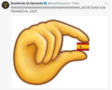 Vinicius se convierte en el protagonista de los memes del España - Brasil