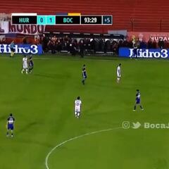 ¡Lo sentenció Maroni! Su gol tras el saque de banda de Fabra