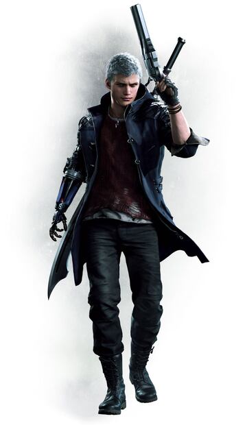 Render final de Nero en Devil May Cry 5.