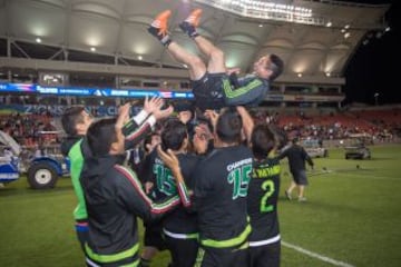 Checa las mejores imágenes que dejó la lucha por el título entre México y Honduras. Al final el cuadro azteca se llevó el trofeo, que lo avala como bicampeón del certamen.