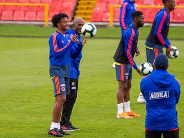 Colombia entrenó con 22 jugadores, Cristian Borja fue la única ausencia por una faringoamigdalitis.