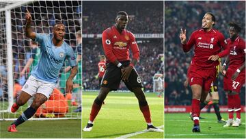 Pogba the surprise inclusion in Man City, Liverpool-dominated PFA Team of the Year