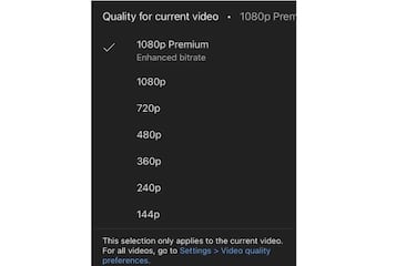 YouTube Premium ofrecerá una mejor calidad en los vídeos 1080p. ¿Llegará a todos?