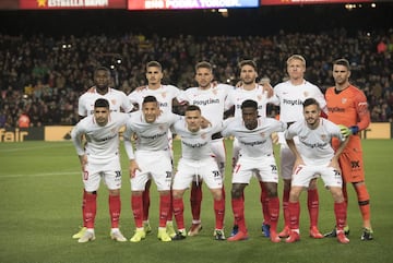 Equipo del Sevilla.