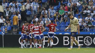 El Granada se paseó en Riazor y logró una importante victoria.