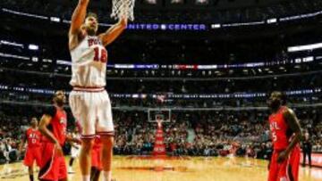 Pau Gasol, en el United Center.