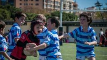 Imagen de un partido de equipo de cantera del Cisneros.