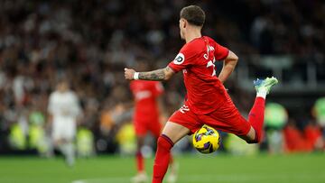 Carmona, ante el Real Madrid.