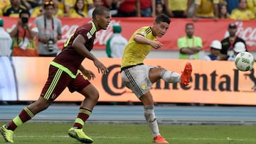 James Rodríguez se reencuentra con Salomón Rondón en León vs. Pachuca.
