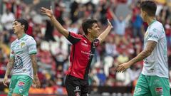 during the game Atlas vs Leon, corresponding to tenth round of the Torneo Apertura Grita Mexico A21 of the Liga BBVA MX, at Jalisco Stadium, on September 25, 2021.
 &amp;lt;br&amp;gt;&amp;lt;br&amp;gt;
 durante el partido Atlas vs Leon, Correspondiente a 
