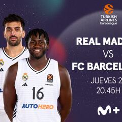 El clásico y otros 11 partidos de Liga Endesa y Euroliga, por solo 9,99 euros al mes