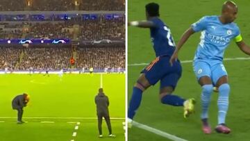 Esto es m¨²sica para el merengue: la secuencia de Guardiola en la banda con el roto de Vinicius