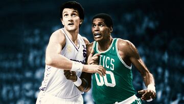 Los Celtics en 1988 fueron el primer rival NBA del Real Madrid, además en el Palacio de Deportes de la calle Goya. Ganó Boston en la final del Open McDonald’s por 96-111 con 29 puntos de Larry Bird. Drazen Petrovic (22 tantos) lideró un equipo merengue con Fernando Martín, Fernando Romay y un Pep Cargol a gran nivel.