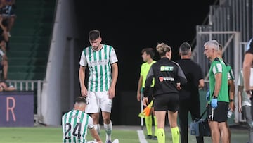 Pedro Ortiz, en el momento de su lesión