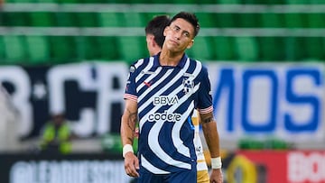 Maximiliano Meza of Monterrey during the match between Monterrey and Pumas UNAM as part of Group A of the 2024 Leagues Cup at Q2 Stadium on August 03, 2024 in Austin, Texas, United States.