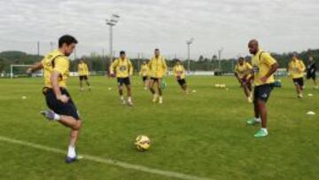 Toché no pudo acabar la sesión.