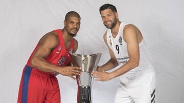 15/05/19 FINAL FOUR DE LA EUROLIGA DE BALONCESTO
 Fotografia de los 4 capitanes de equipos participantes en la Final Four Vitoria 2019
 
 Melih Mahmutoglu, #10 of Fenerbahce Beko Istanbul 
 Dogus Balbay, #4 of Anadolu Efes Istanbul 
 Kyle Hines, #42 of CSKA Moscow 
 Felipe Reyes, #9 of Real Madrid 
 
 Foto: Rodolfo Molina
 
 
 
 