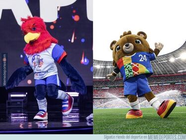 La máscara de Mbappé, lo más viral entre los memes de la EURO