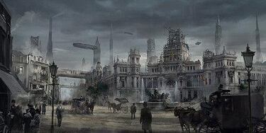 Ciudades del mundo bajo la estética The Order 1886