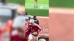 Así se vive el cuerpo técnico un partido del Manchester United