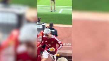 Así se vive el cuerpo técnico un partido del Manchester United