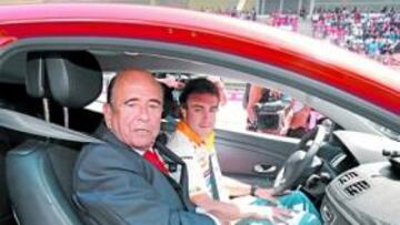 Emilio Botín copiloto del campeón asturiano