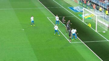 Benzema marcó el segundo gol en fuera de juego