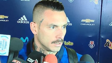 Las 3 frases con que Pinilla se refirió al magro momento azul